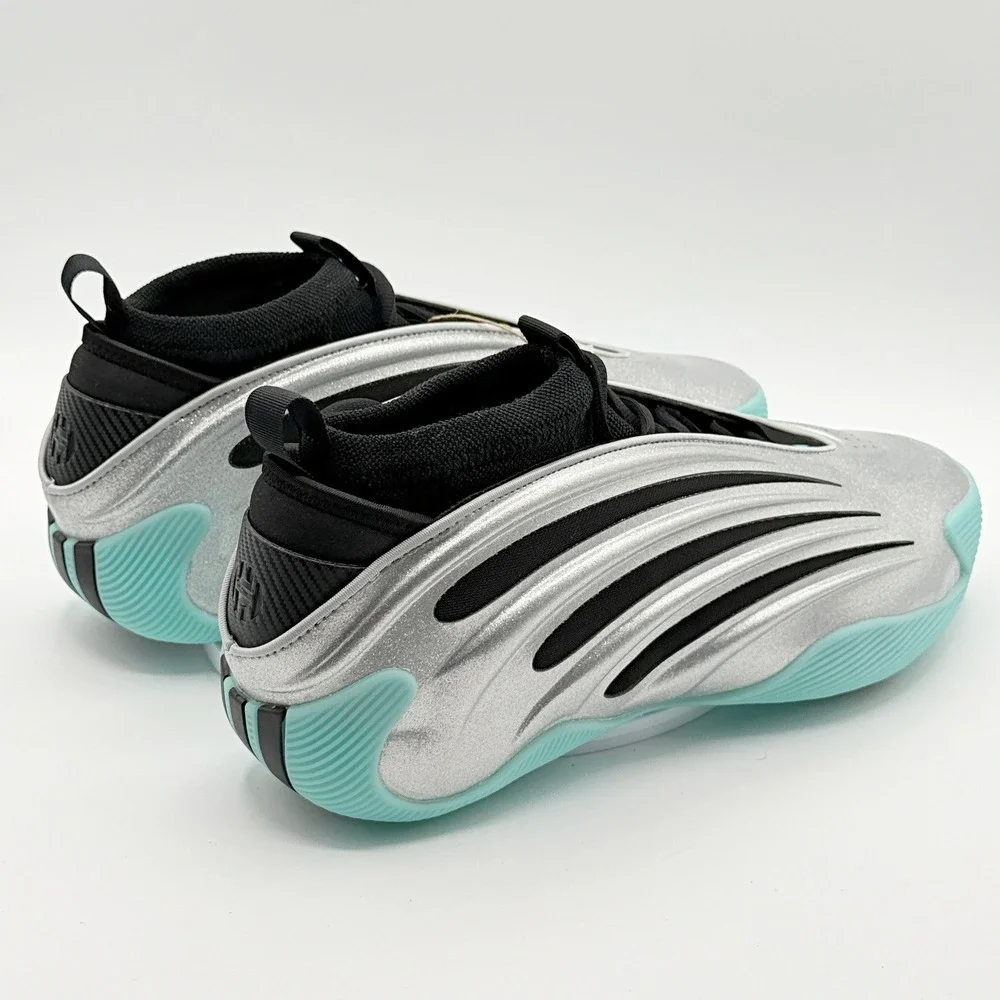 adidas Harden Volume 9 'UNO Silver Black Aqua' / JS1028 / Size 14 Mens